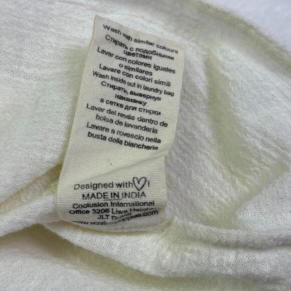 SCARLETT POPPIES Naxos Emroidered Balloon Sleeve Bohemiam Top Blouse Size XS - Picture 9 of 13